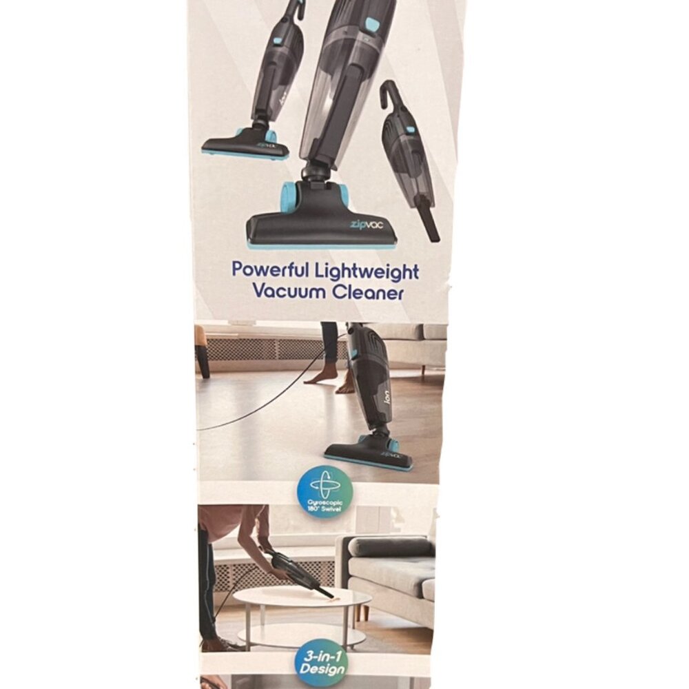 Ionvac / Zipvac Powerful Lightweight 3-in-1 Vacuum Cleaner (NEW w Box) - Picture 2 of 5